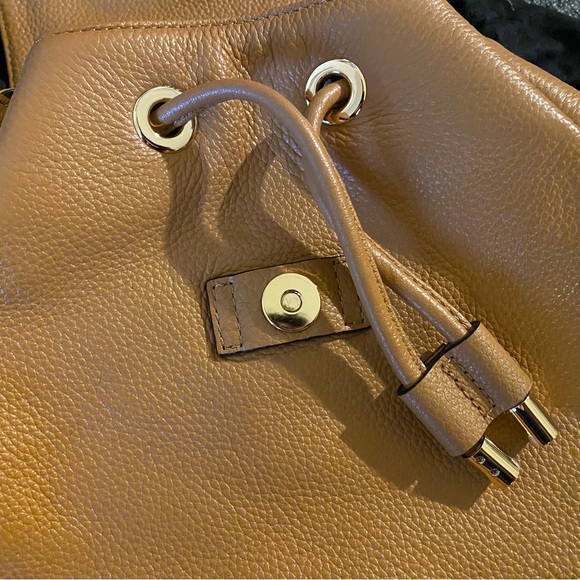 Milly Tan Leather Backpack New without tags main image 4